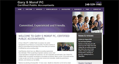 Desktop Screenshot of morofcpa.com