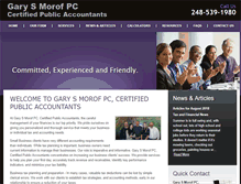 Tablet Screenshot of morofcpa.com